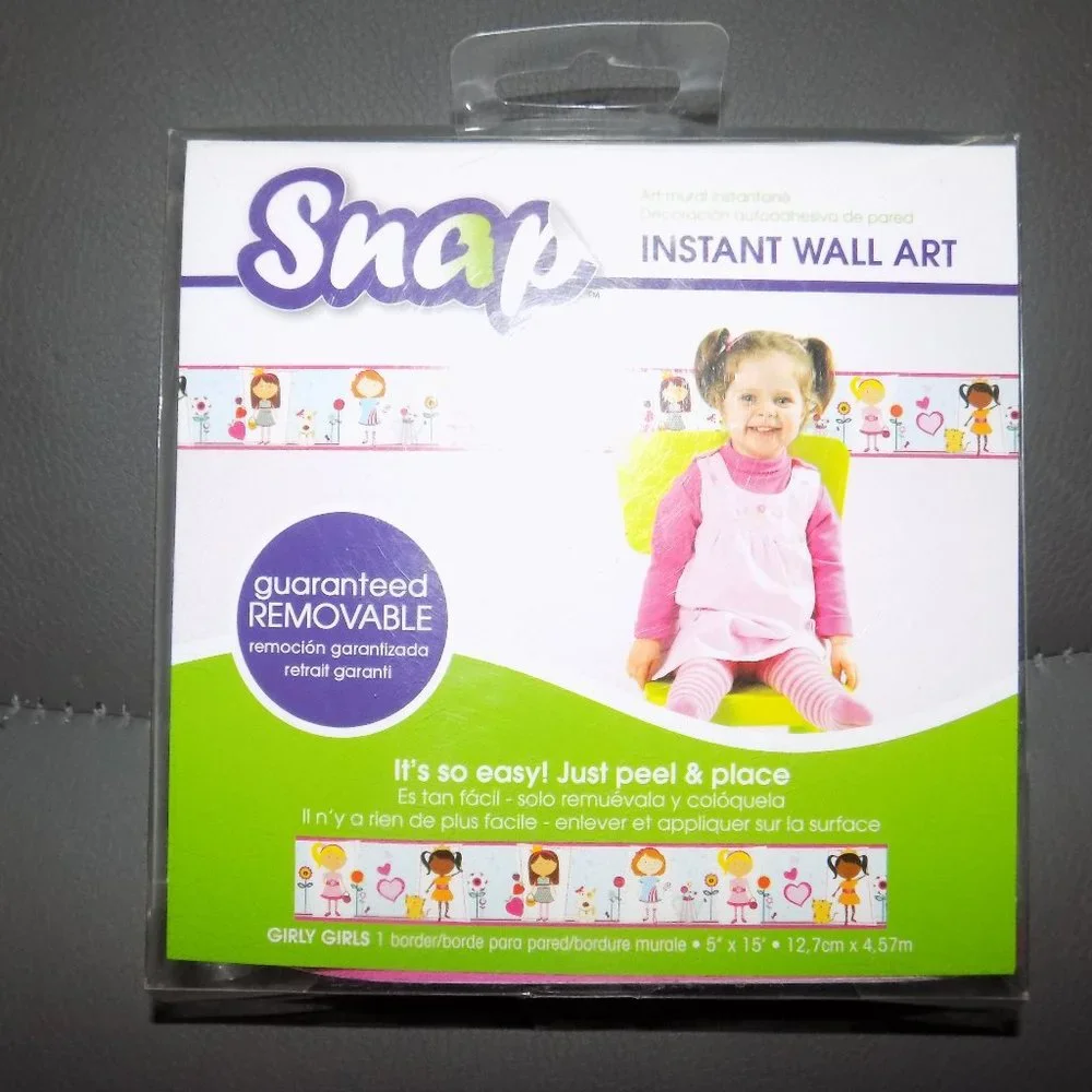Snap Instant Wall Art Girly Girls 5
